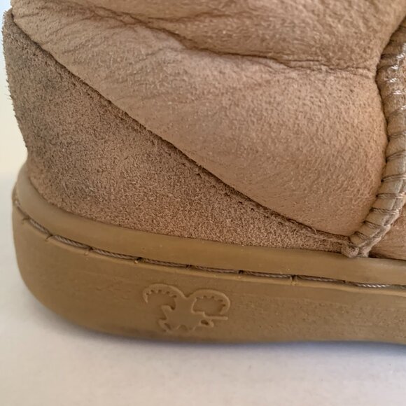 Shearling Supreme Sheepskin Lined Winter Boots Youth Girls Womens Beige Tan sz 6 - Picture 6 of 13